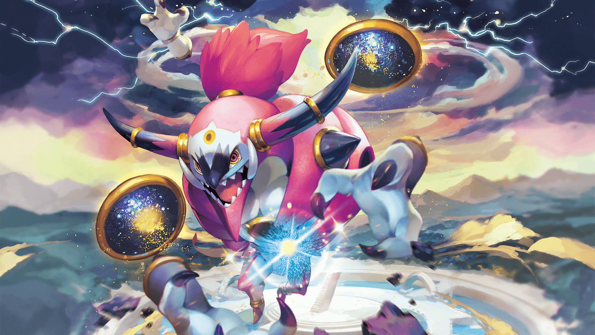 Unbound Hoopa Gearing Up For Fight Wallpaper