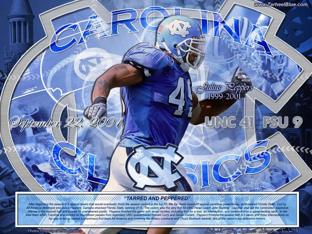 "Be a Proud Tar Heel. Rep Your Team with Heels Nation." Wallpaper