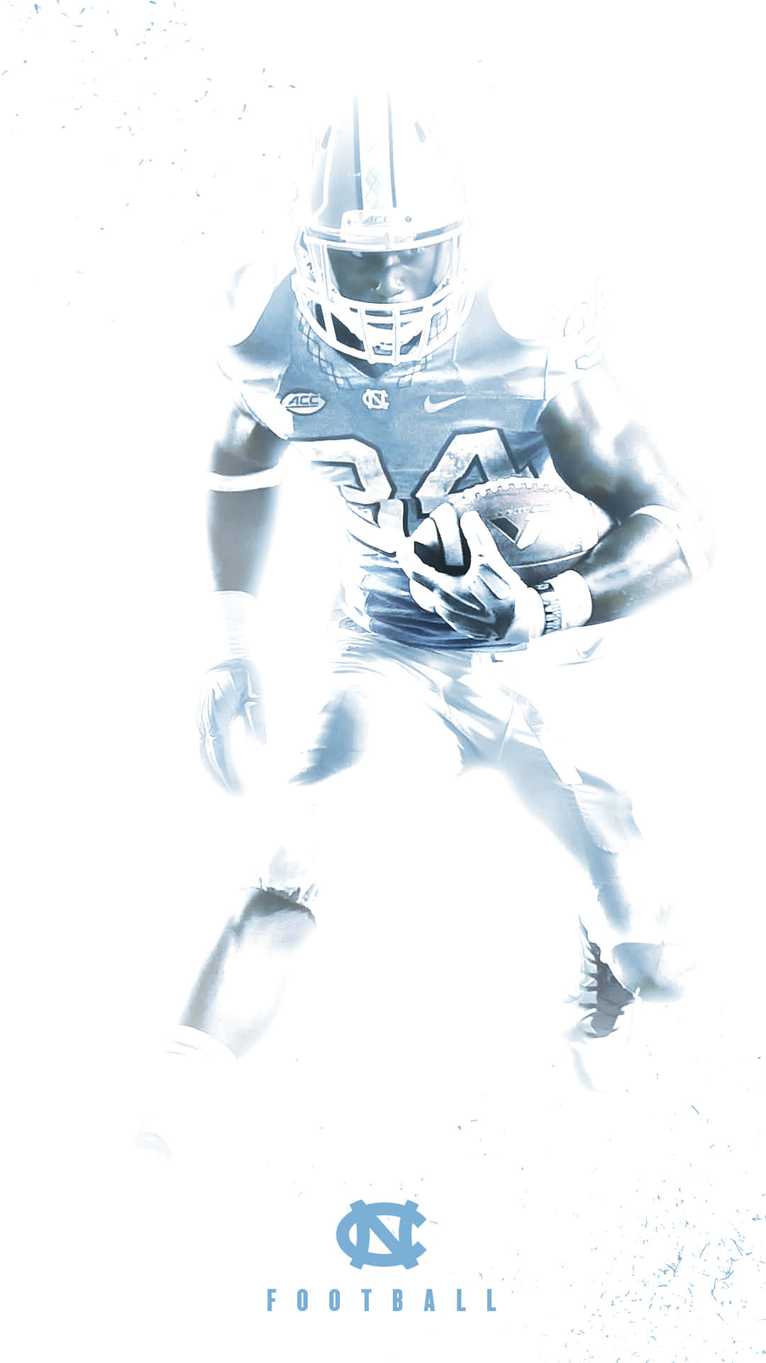 A Football Player Is Running With A Ball Wallpaper