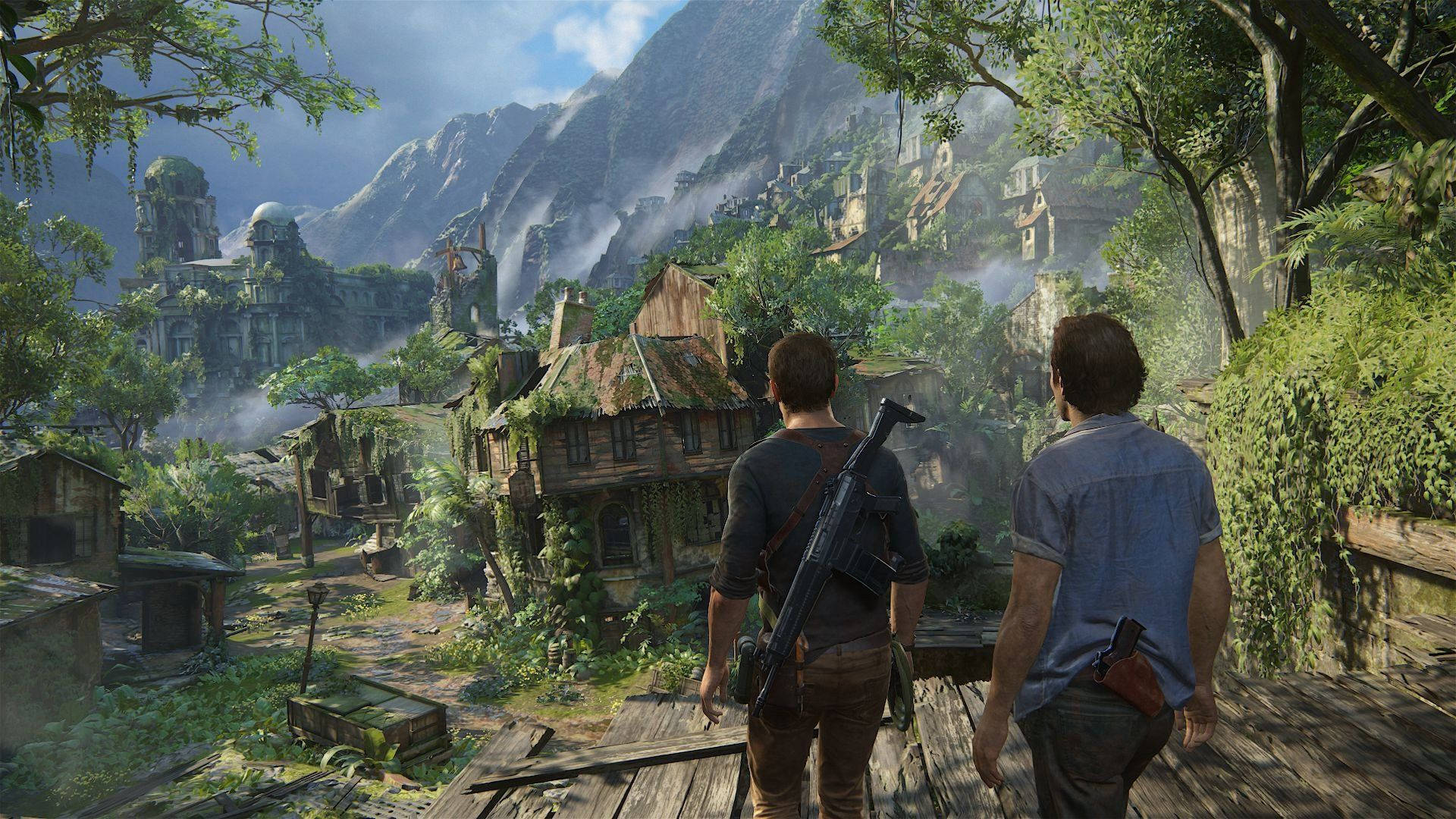 Uncharted Game Village Wallpaper
