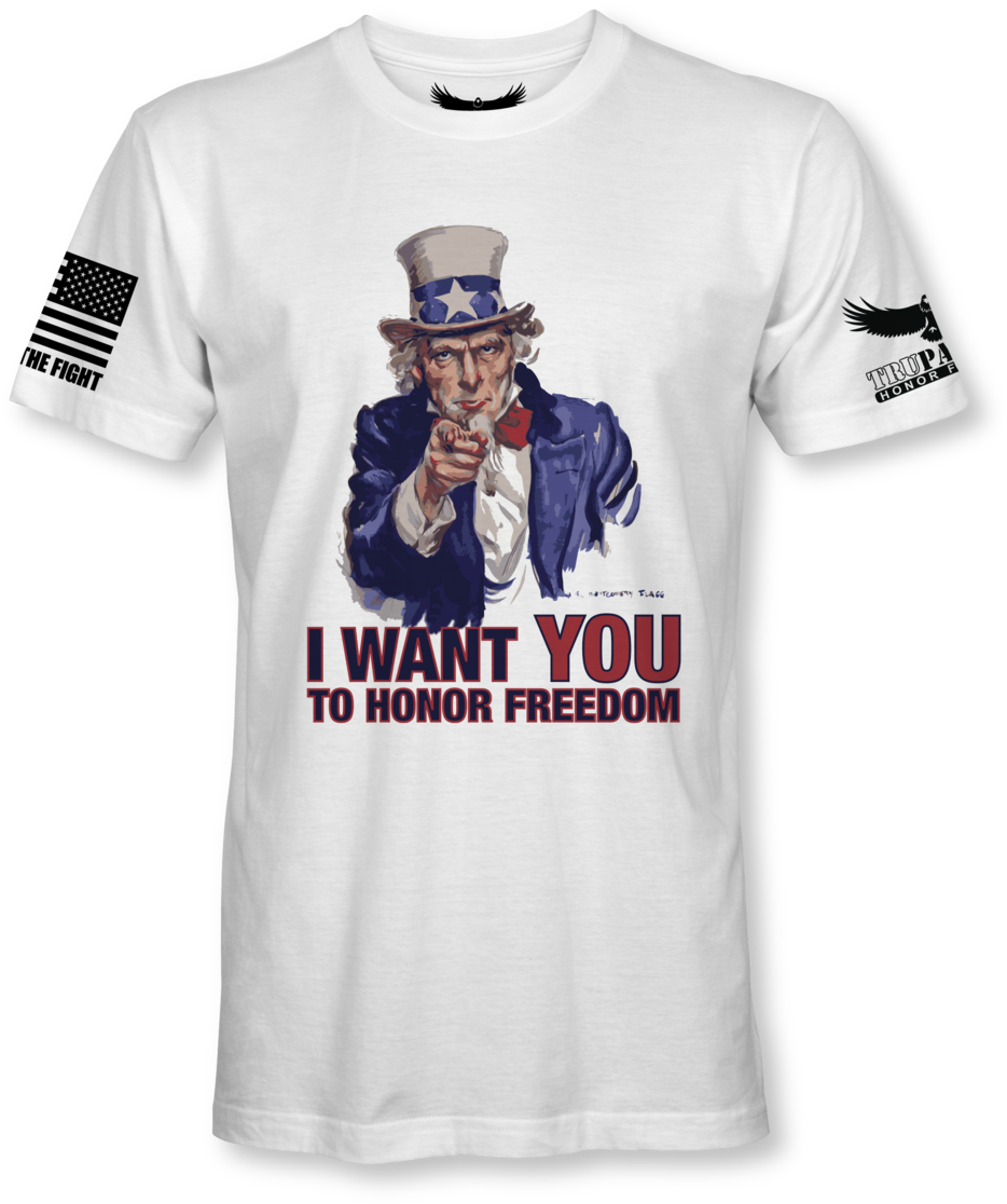 Uncle Sam Freedom T Shirt Design PNG