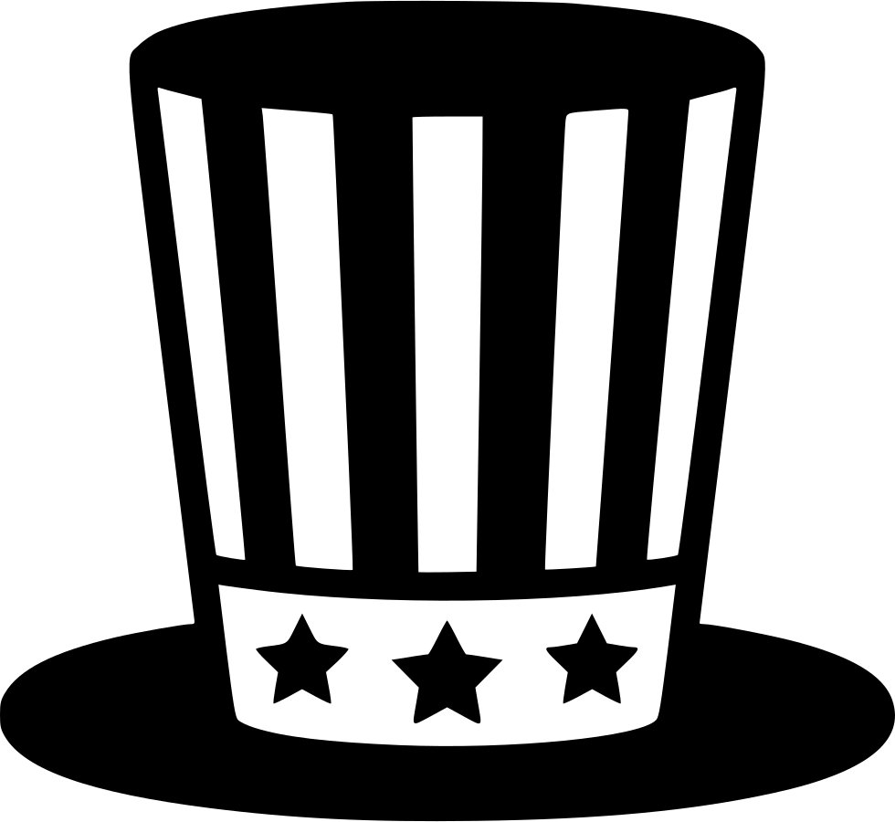 Uncle Sam Hat Graphic PNG