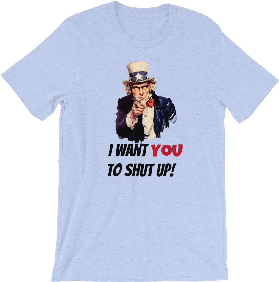 Uncle Sam Parody Tshirt Design PNG