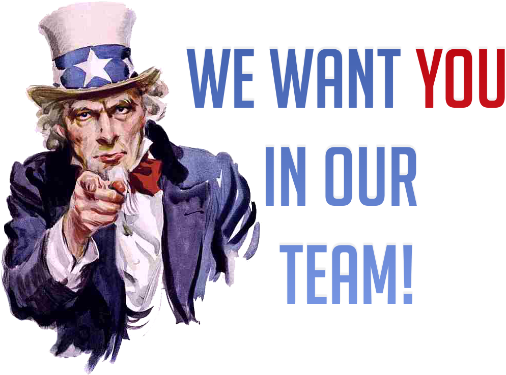 Uncle Sam Recruitment Poster PNG