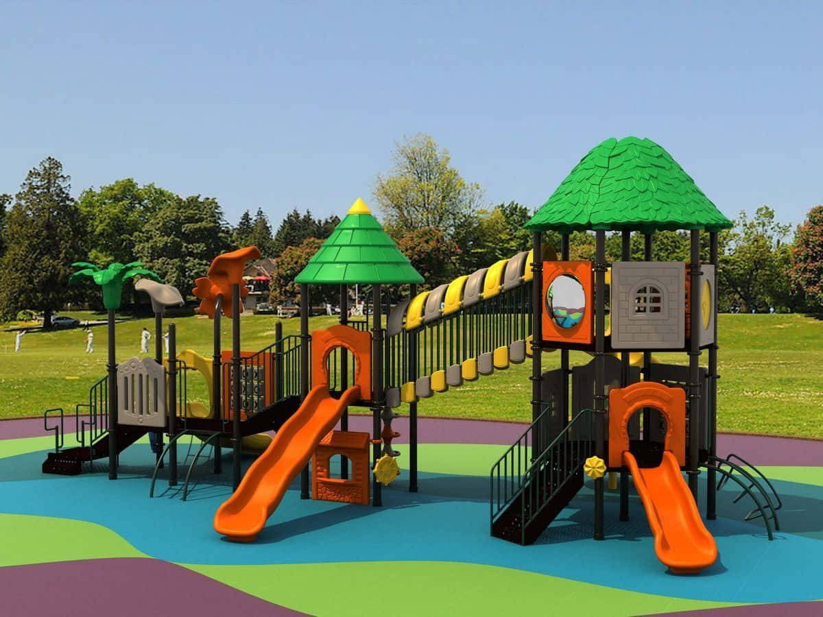 Uncolorato Parco Giochi Per Bambini