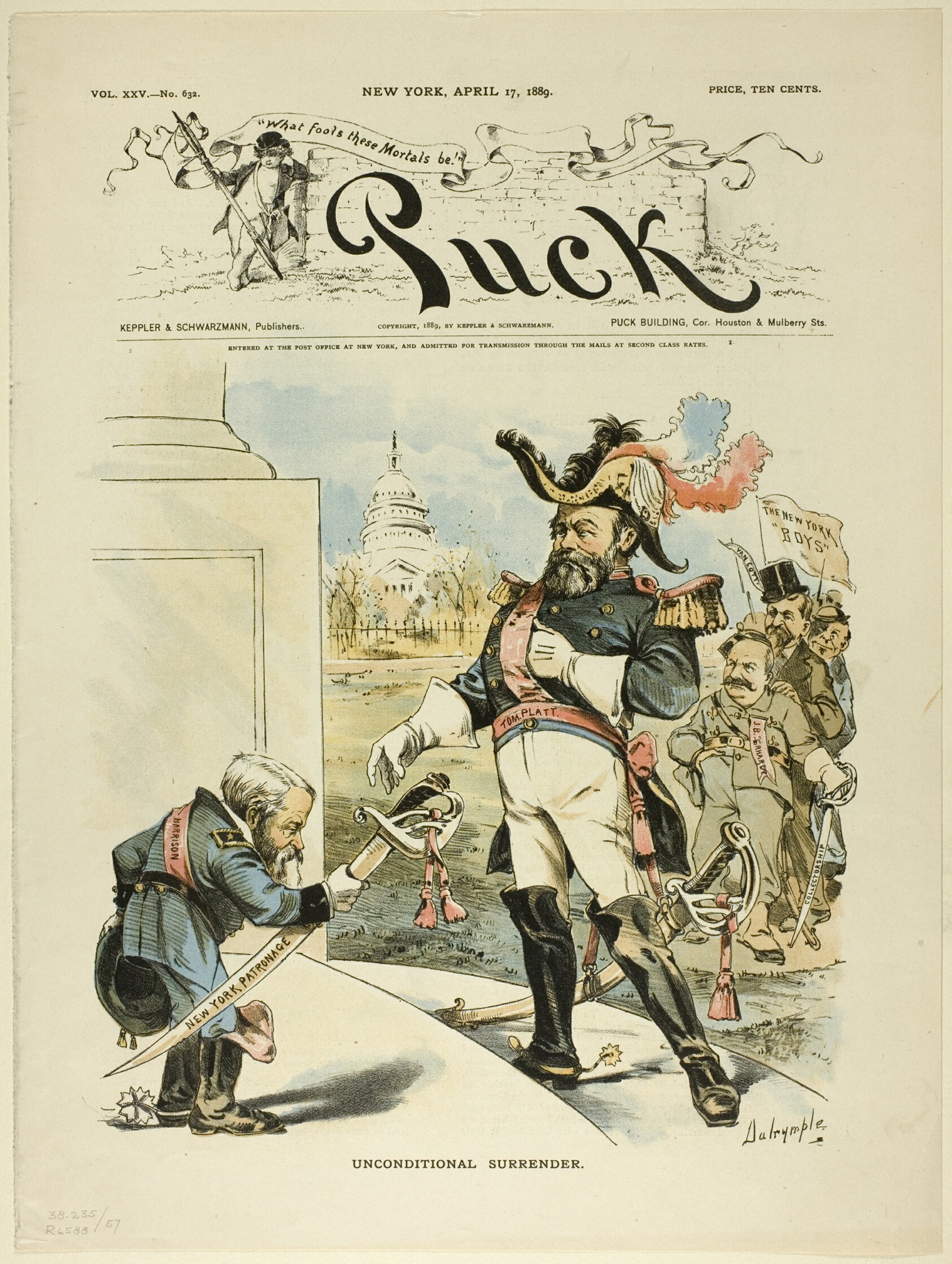 Unconditional Surrender, from Puck Wallpaper