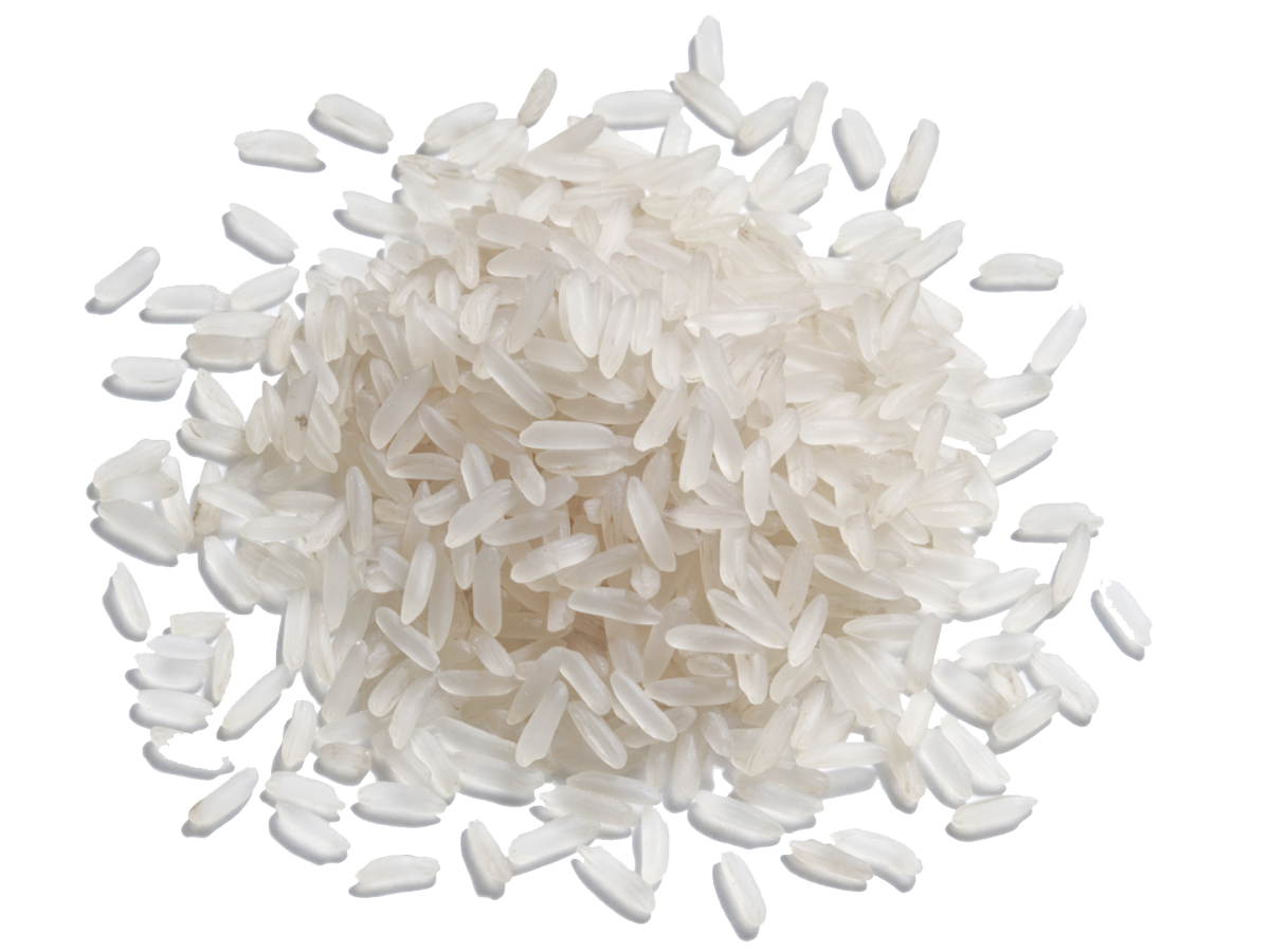 Uncooked White Rice Pile PNG