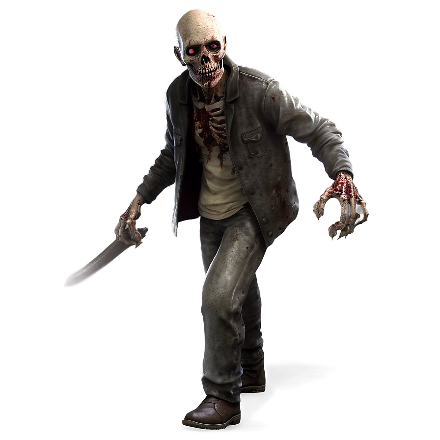 Undead Killer Zombie Png 06242024 PNG