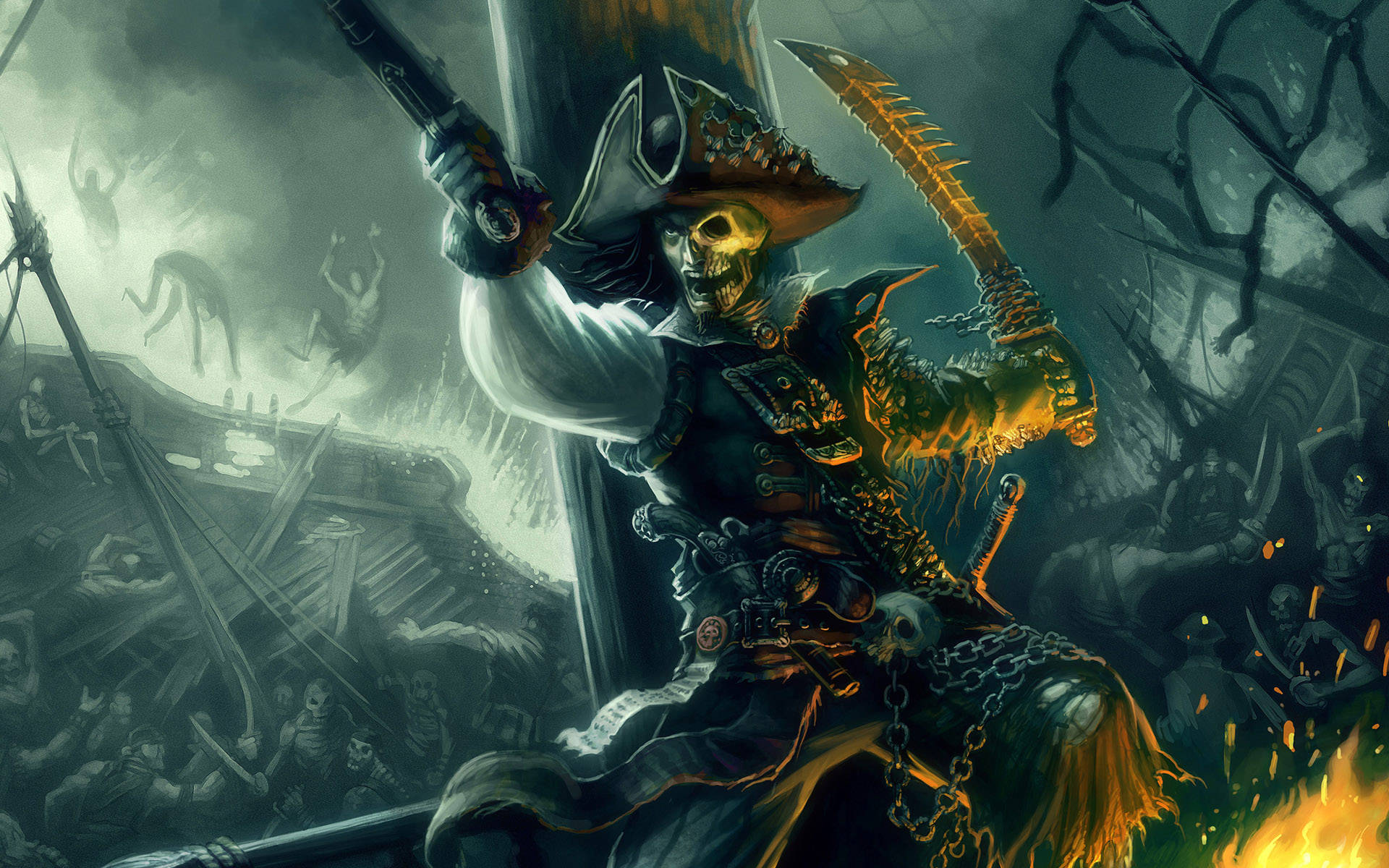 Undead Pirate In Battle