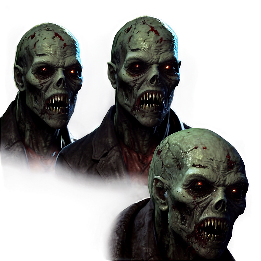 Undead Zombie Horde Png Xvn33 PNG
