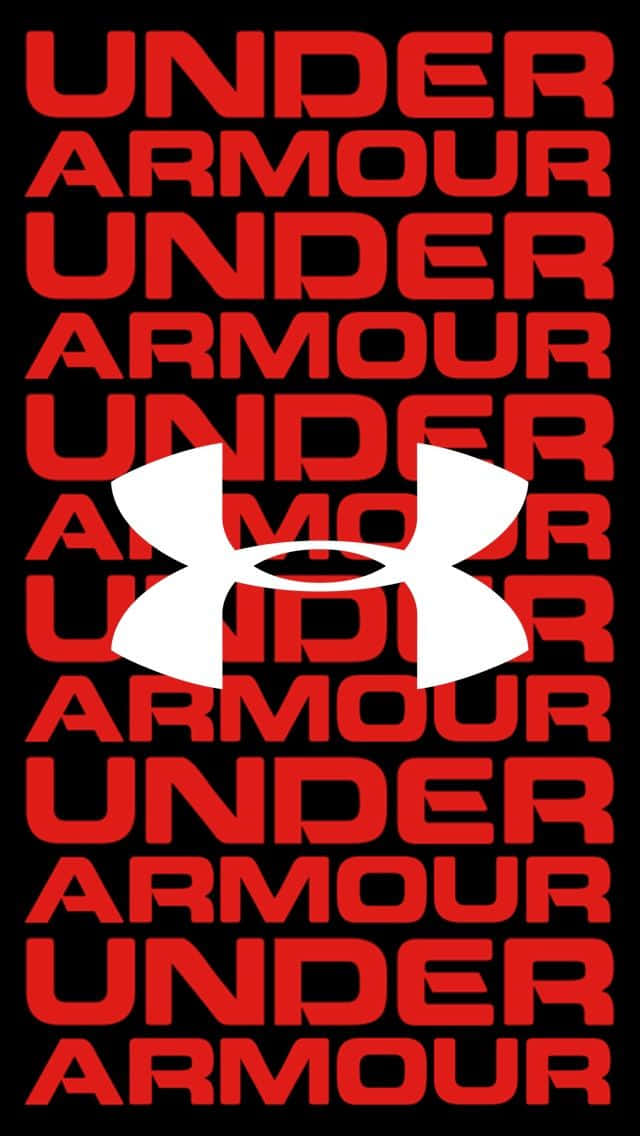Download Under Armour Logo On A Black Background | Wallpapers.com