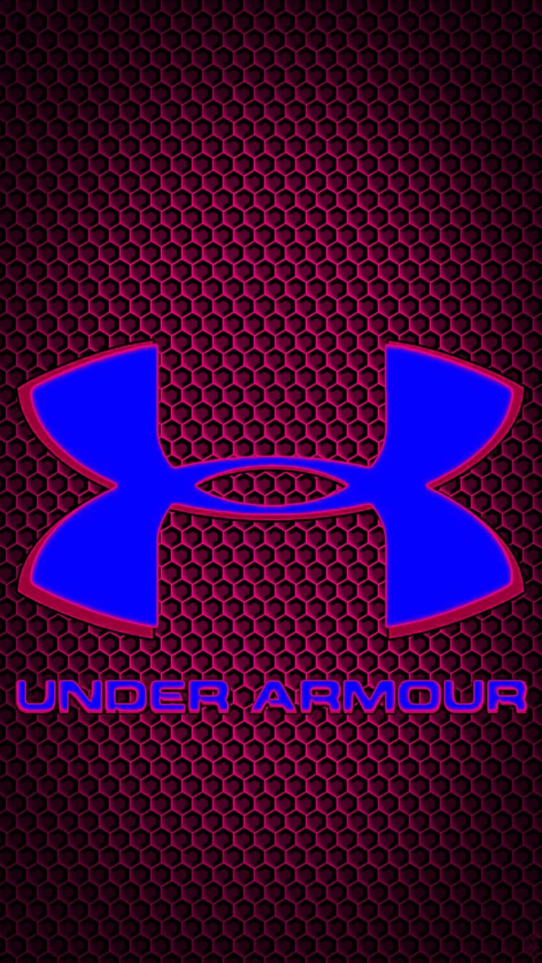 Under Armour Logo On A Black Background