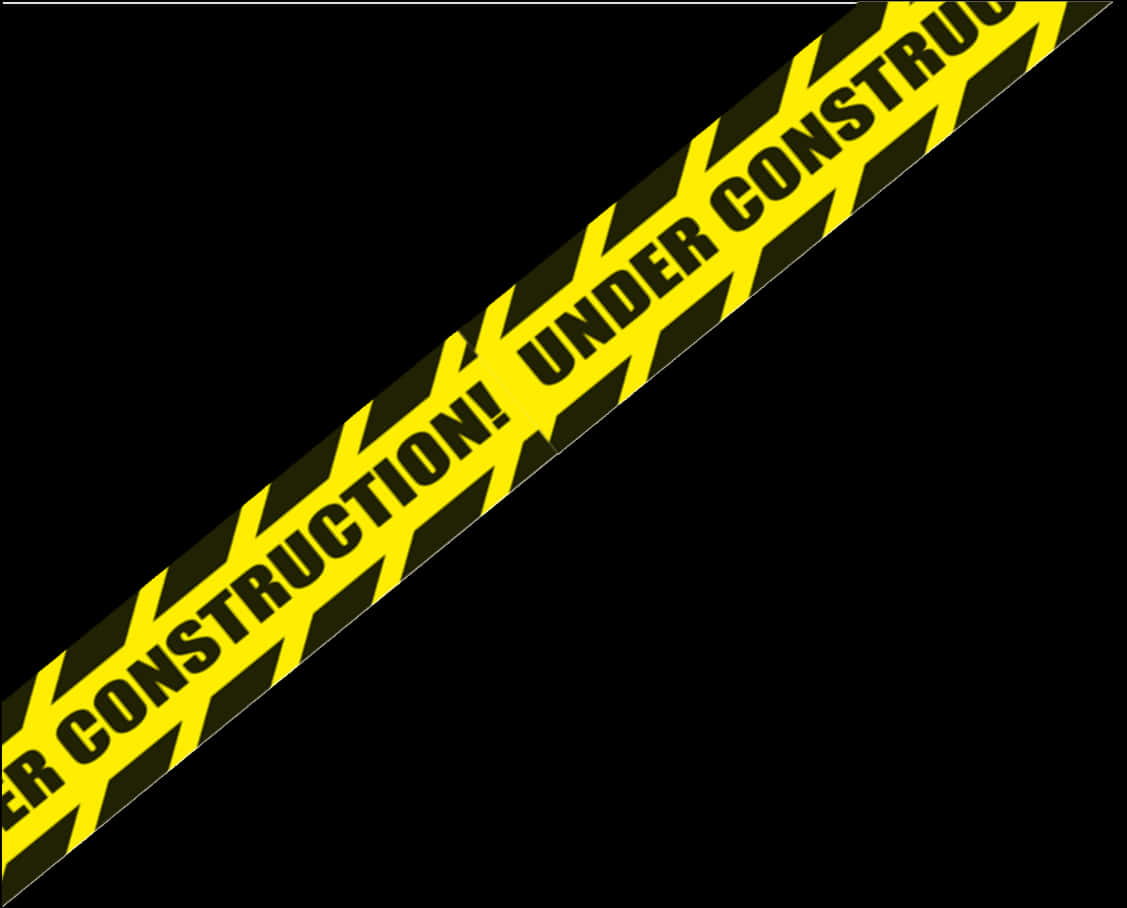 Under Construction Warning Tape PNG