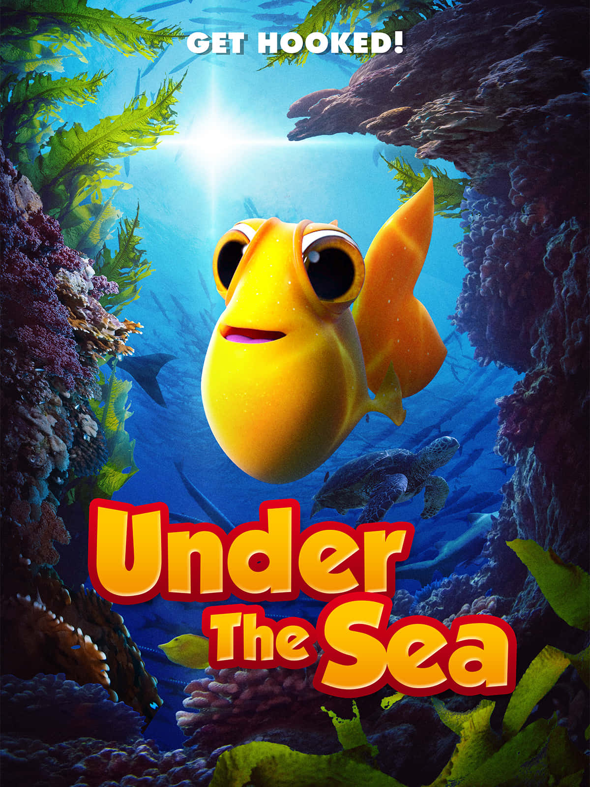 Under The Sea Animated Adventure Poster Wallpaper