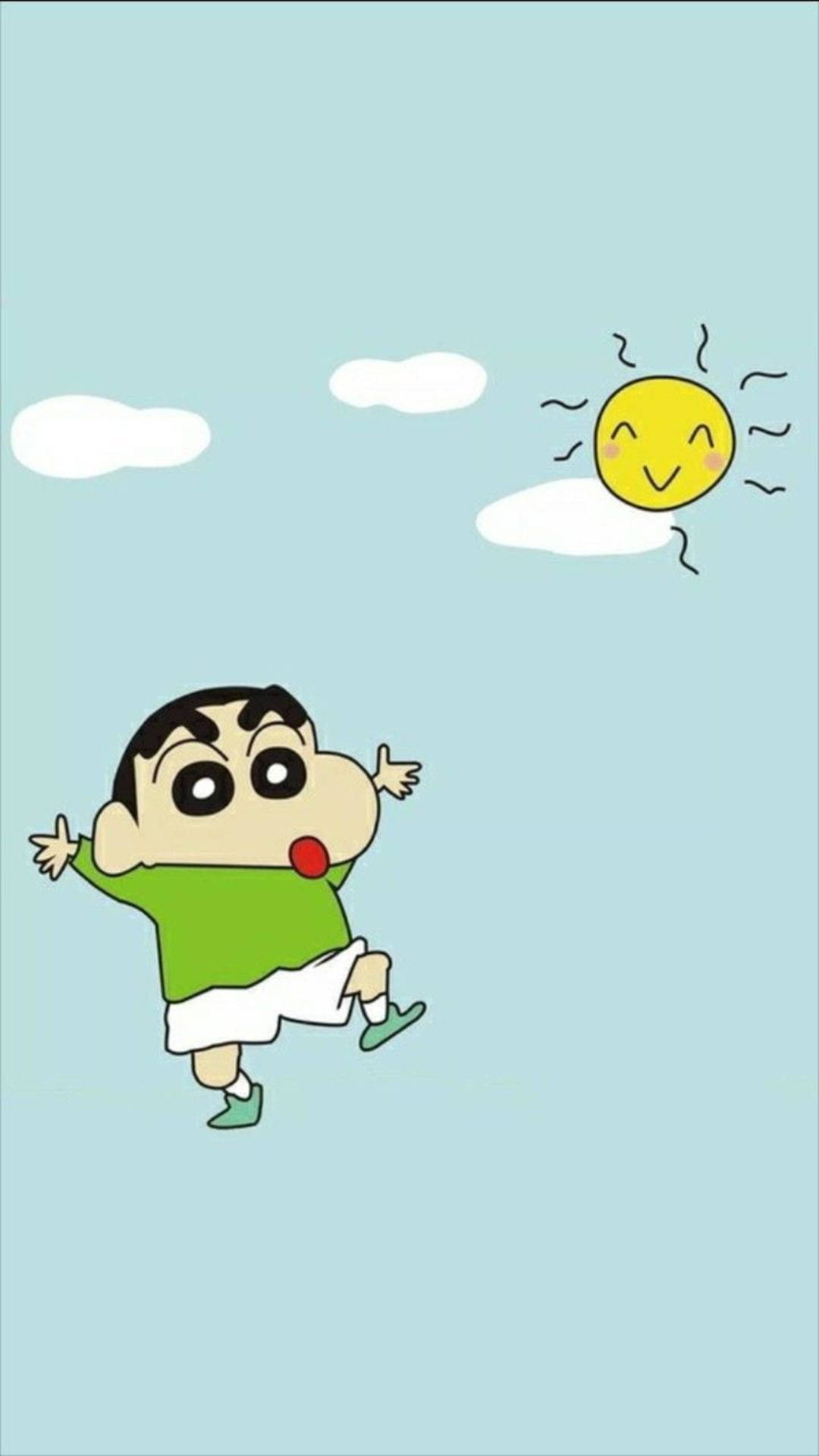 Under The Smiling Sun Shinchan Aesthetic Picture