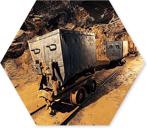 Underground Mining Cart Track PNG