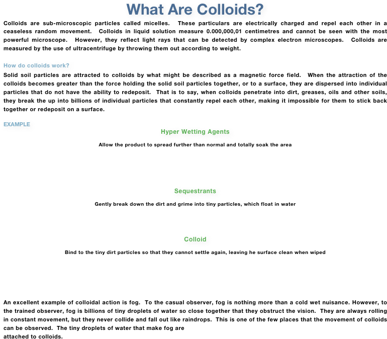 Understanding Colloids Science Explanation PNG