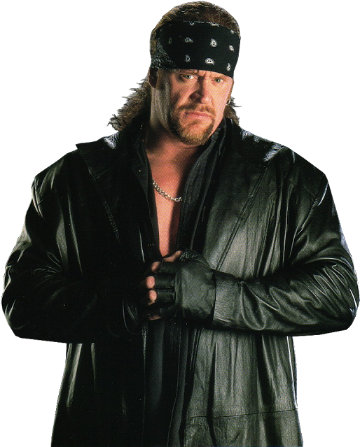 Undertaker Wrestlerin Black Leather PNG