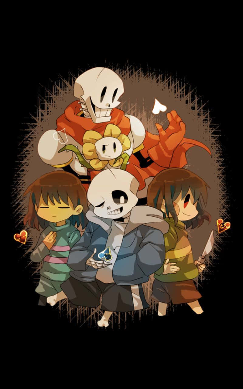 DRAGON VINES Undertale Sans Papyrus Frisk Chara Asriel Sadness And Fear Art  Poster Printing halloween decor 08x12inch(20x30cm) : Amazon.co.uk: Home &  Kitchen