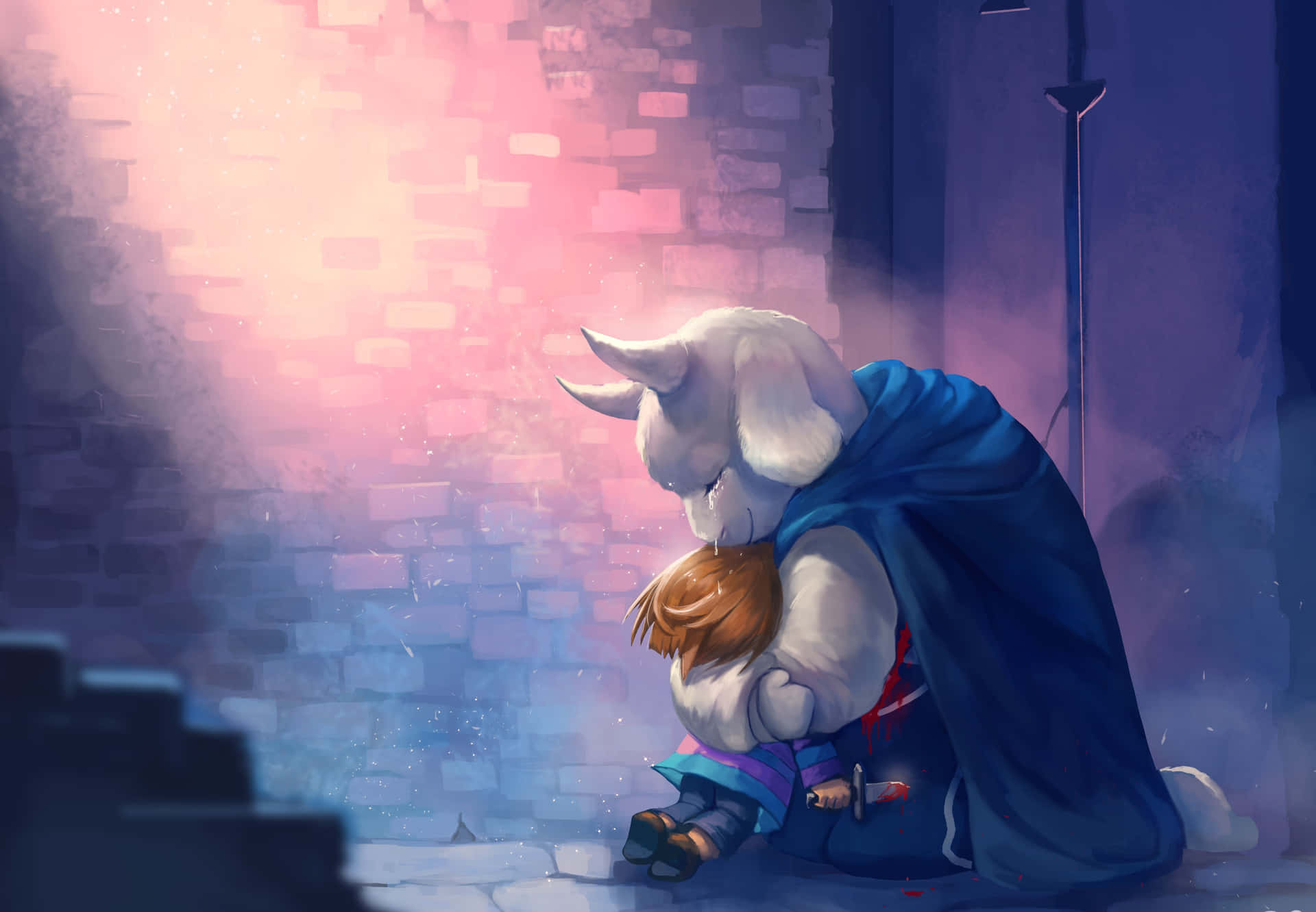 Follow your dreams with Frisk from Undertale Wallpaper