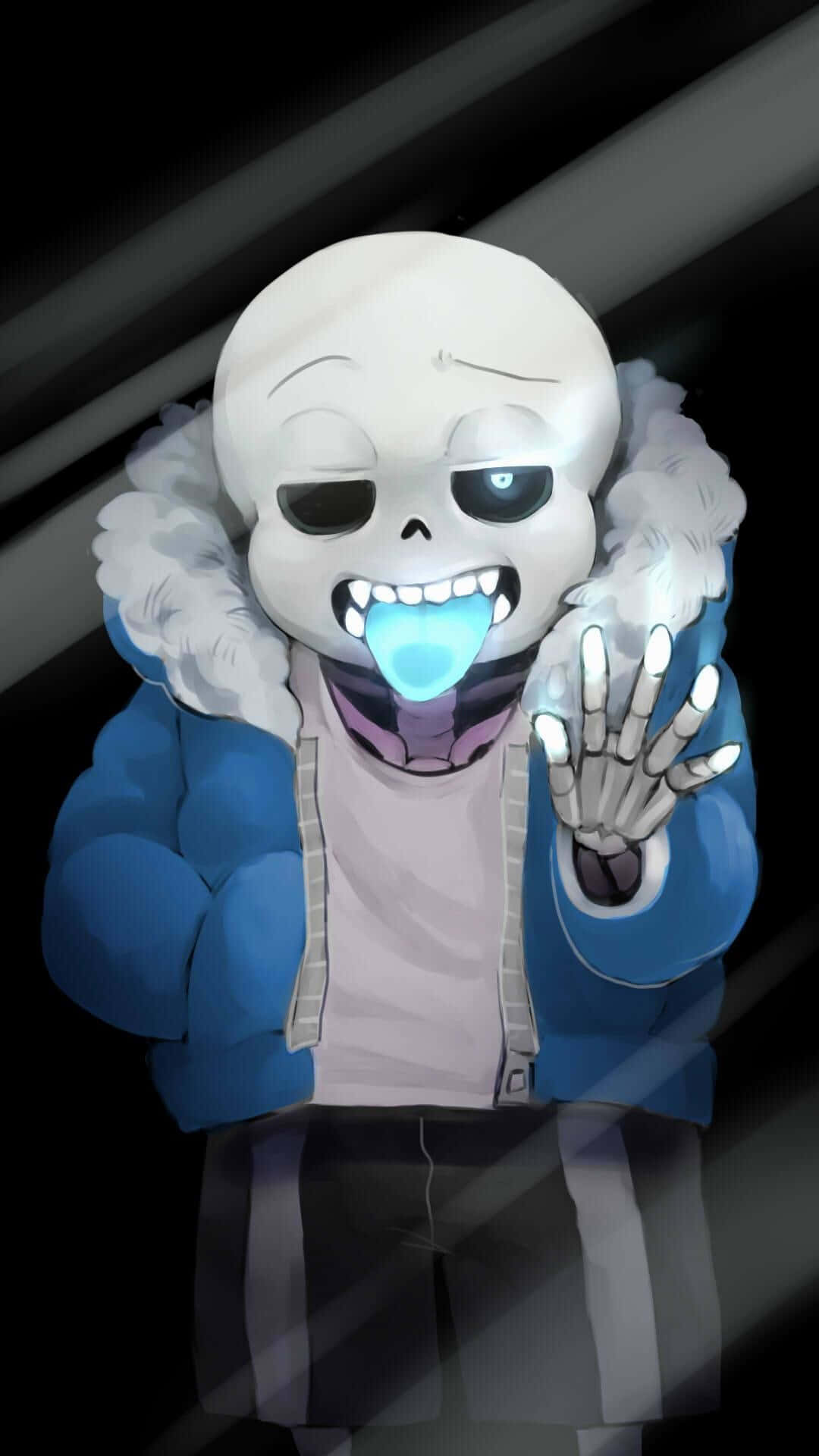Have Fun Exploring the Undertale World on Your Phone Wallpaper