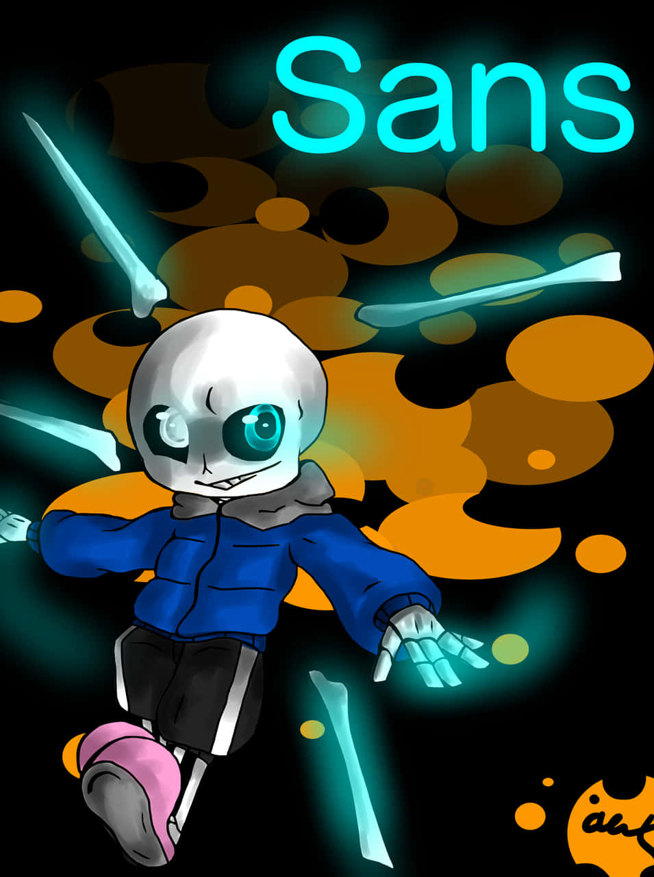 Get Ready to Face Sans the Skeleton of Undertale Wallpaper