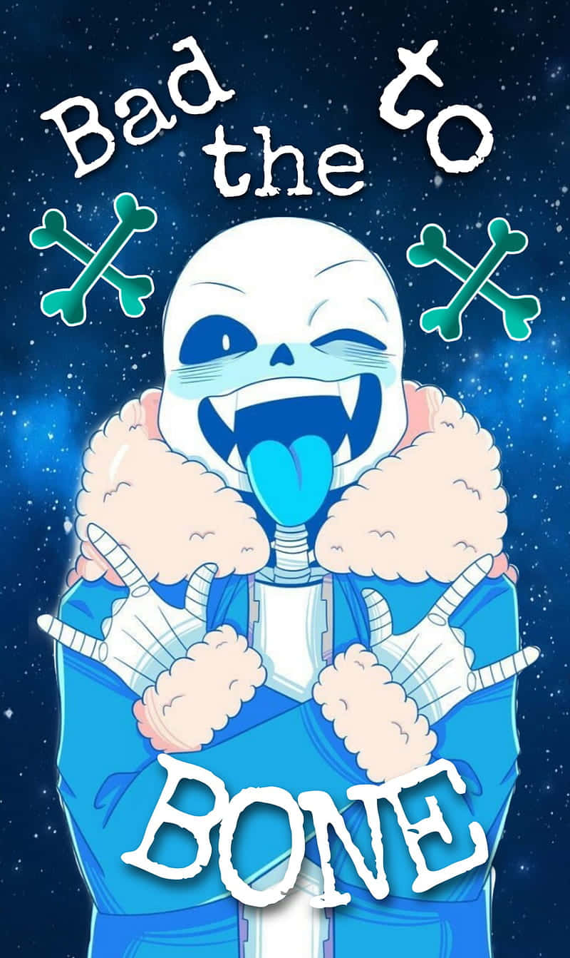 "Explore the underground with Sans from Undertale" Wallpaper