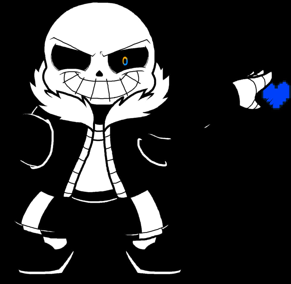 Undertale Sans Battle Form PNG