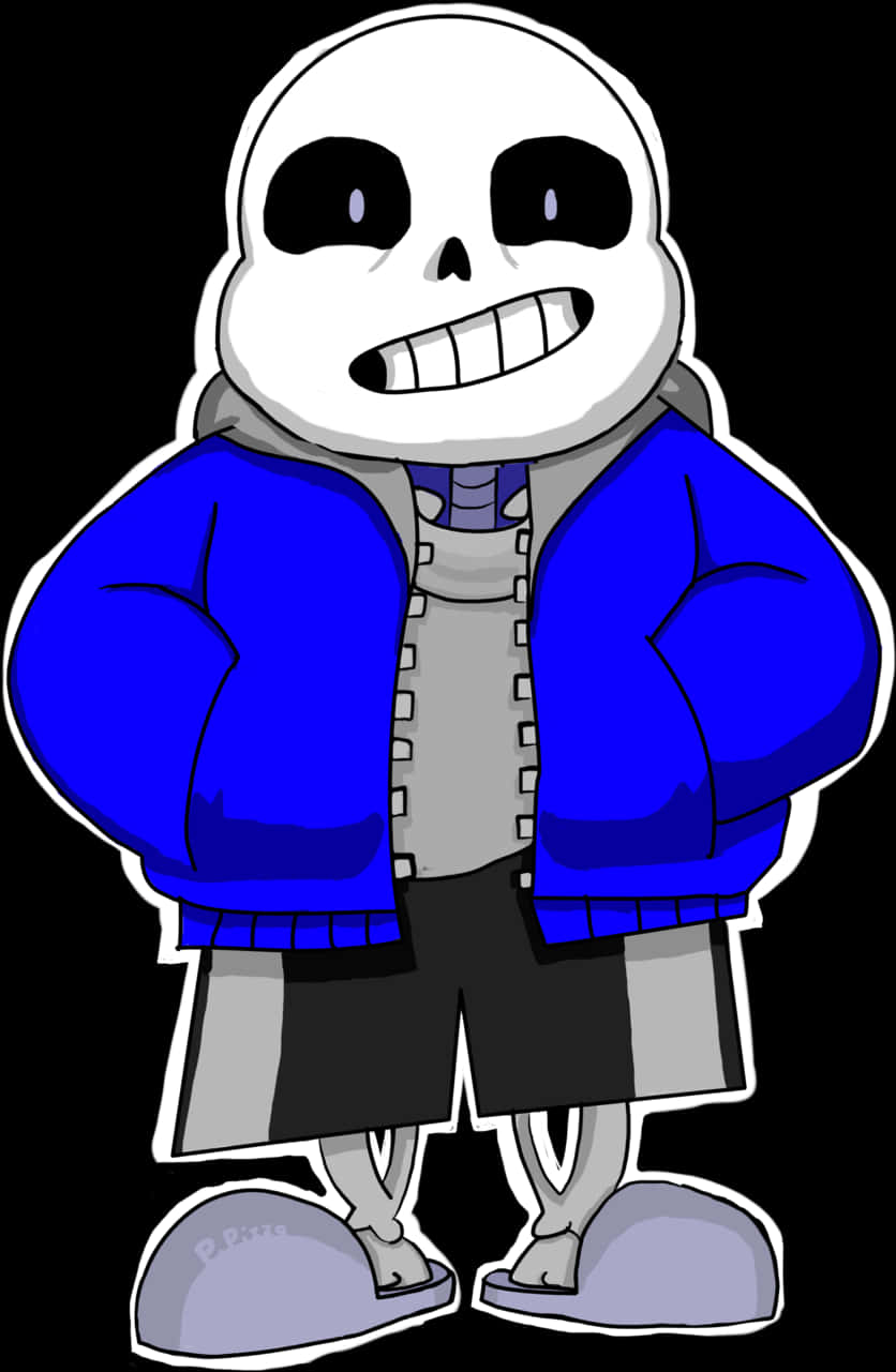 Download Undertale Sans Character Art | Wallpapers.com