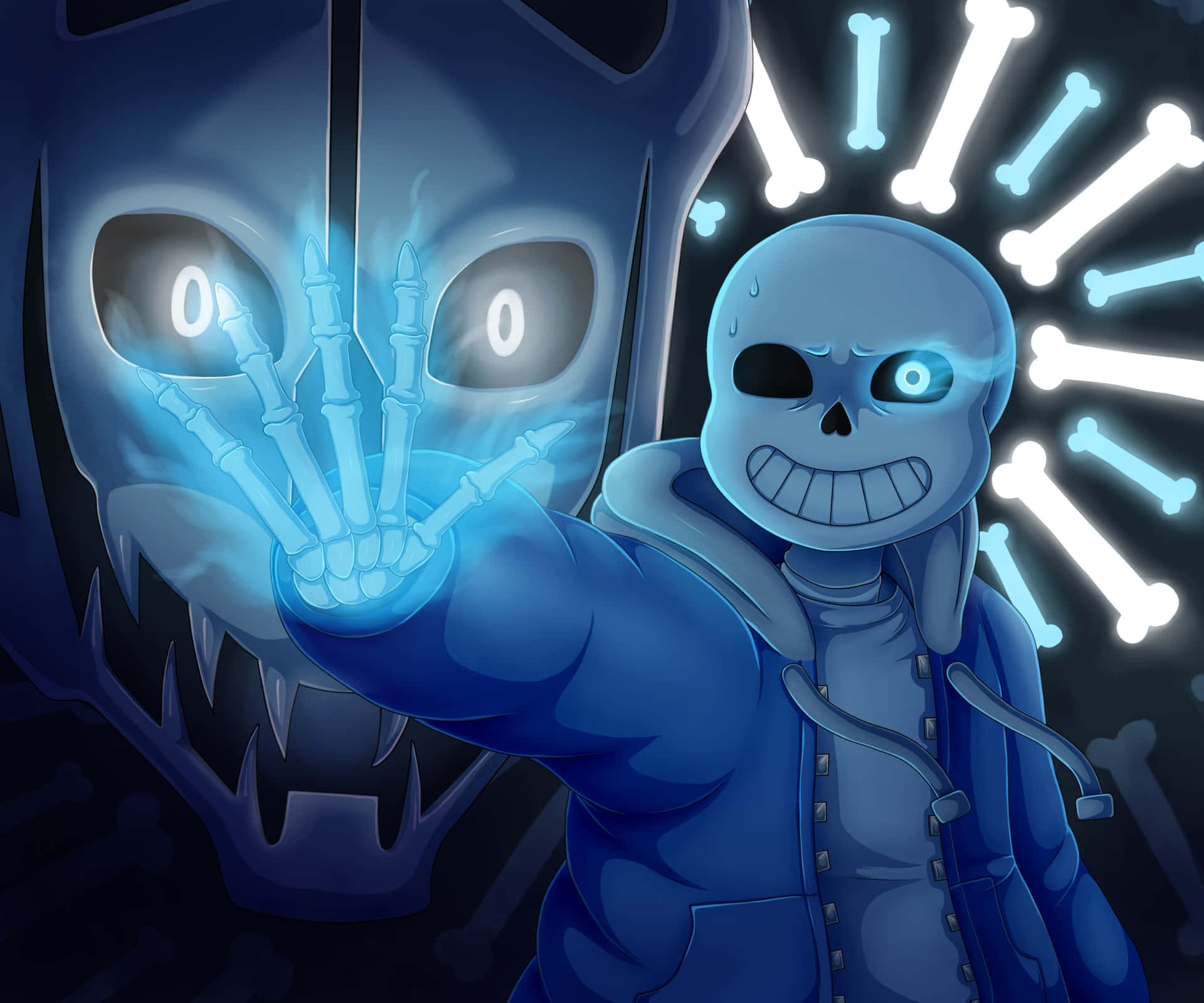 "Stay determined, even in the face of impossible odds." - Sans, Undertale Wallpaper