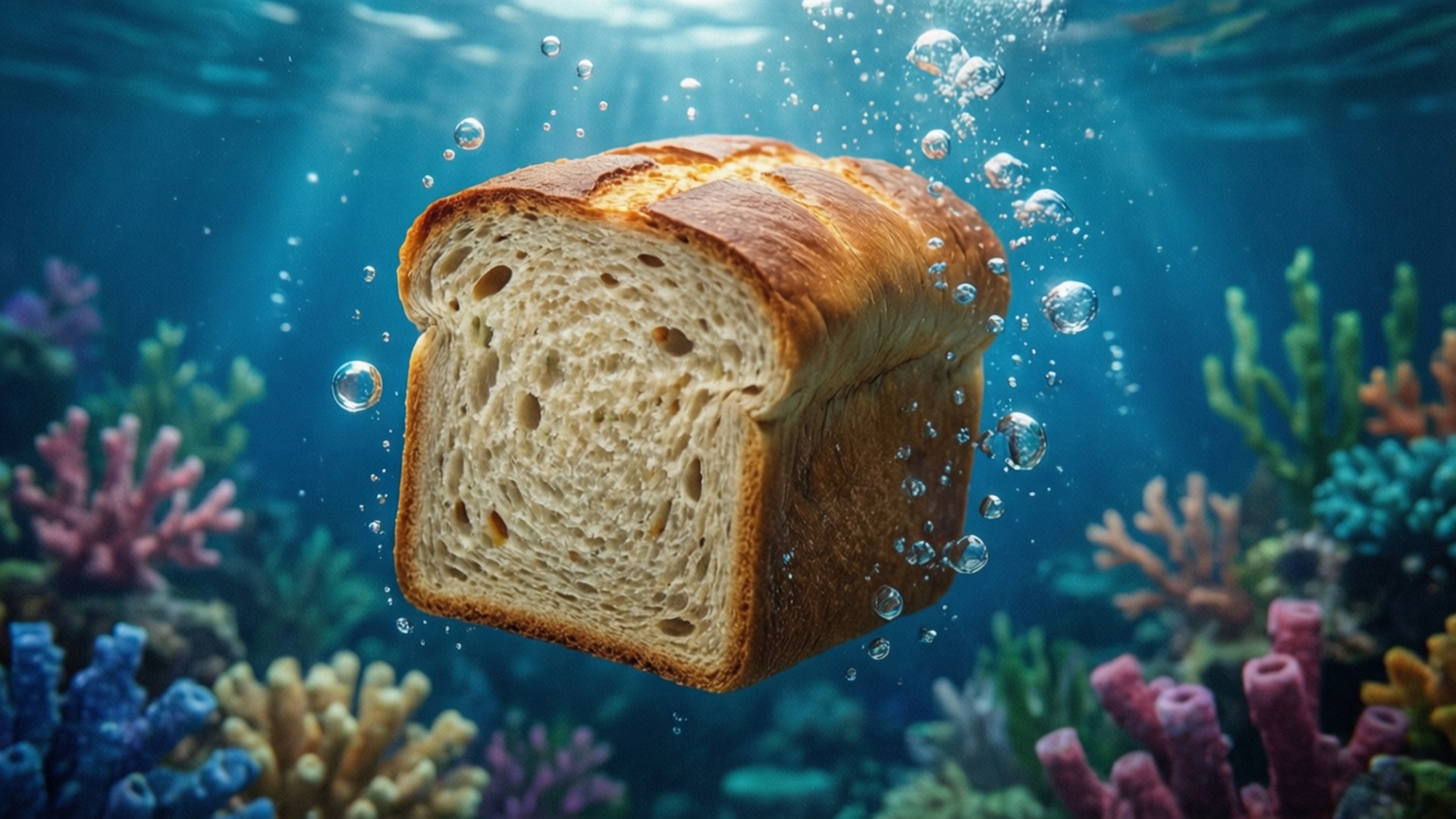 Underwater Bread Wallpaper