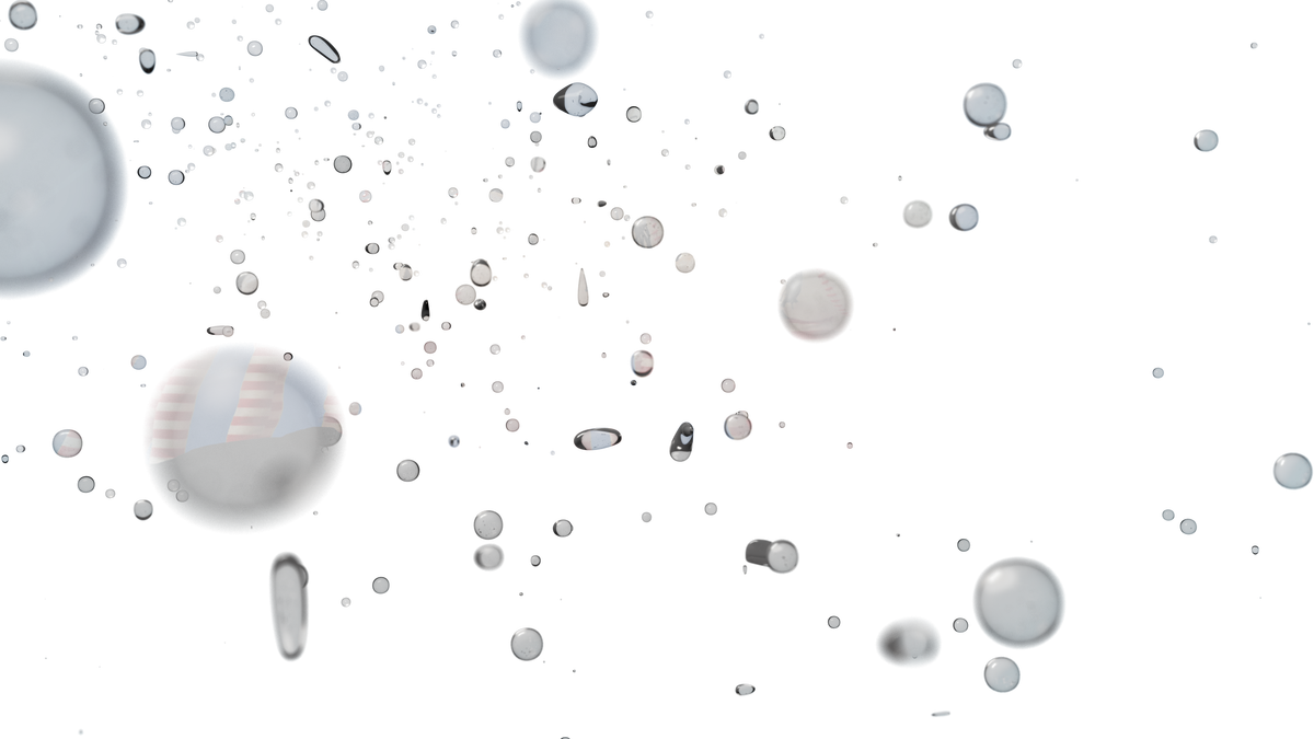 Underwater Bubbles Abstract PNG