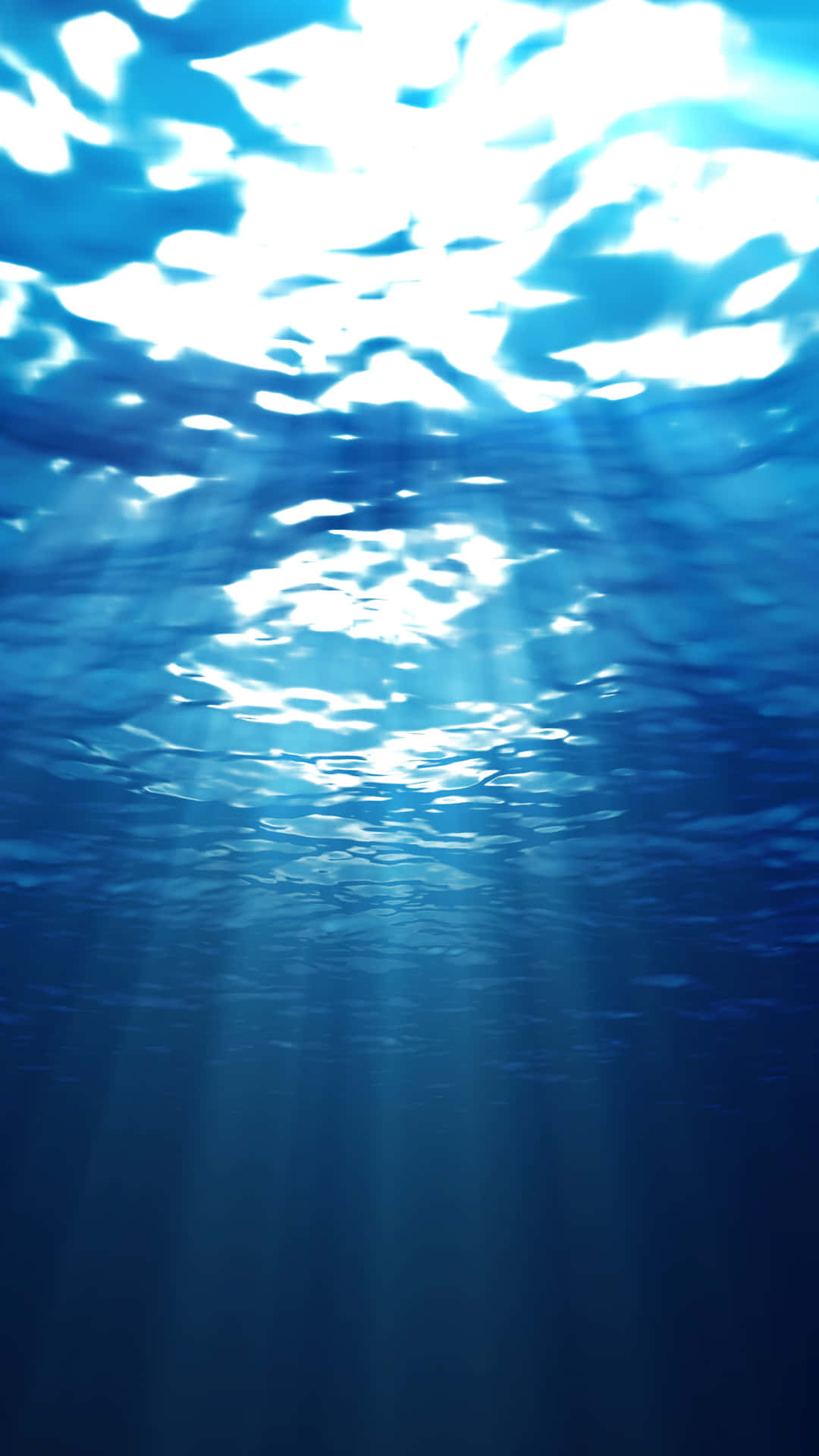 Sun Rays Underwater Iphone Wallpaper