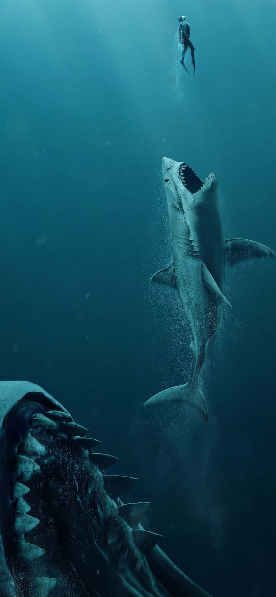 Fang verden fra under havet: Tag din iPhone under vandet! Wallpaper
