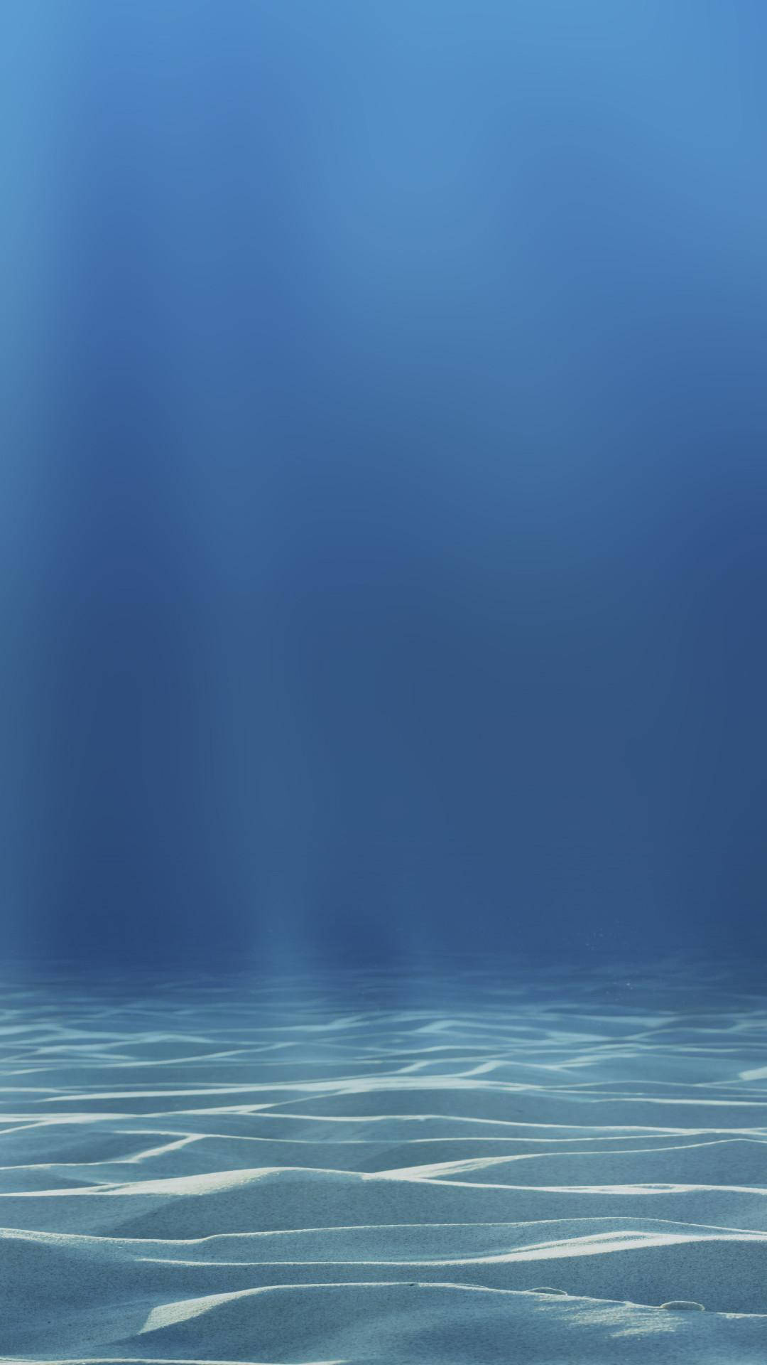 Underwater Light Blue Phone Wallpaper