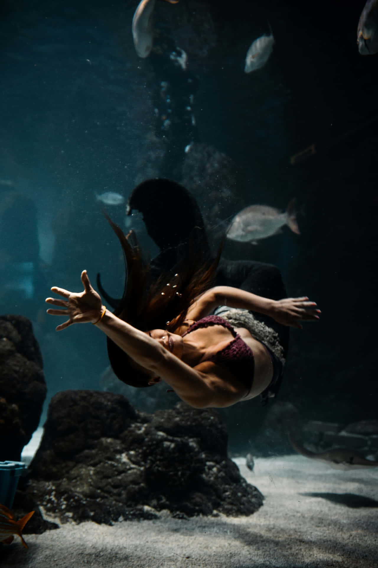 Underwater_ Mermaid_ Performance.jpg Wallpaper