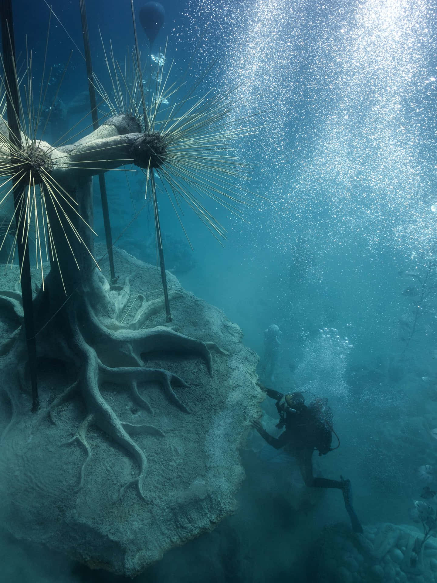 Dietiefen Einer Unterwasserwelt Erkunden