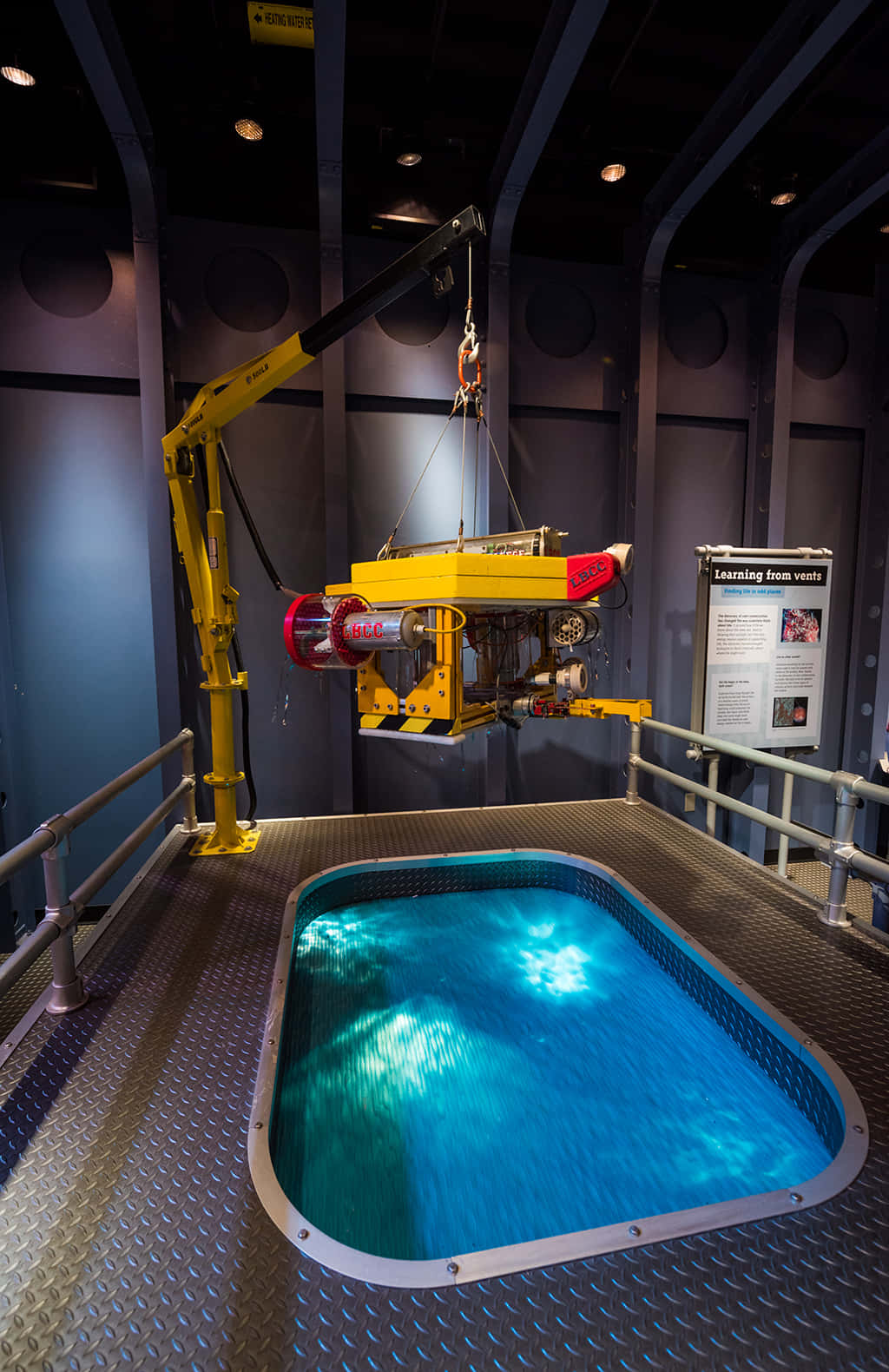 Onderwater Robot Tentoonstelling California Science Center Achtergrond