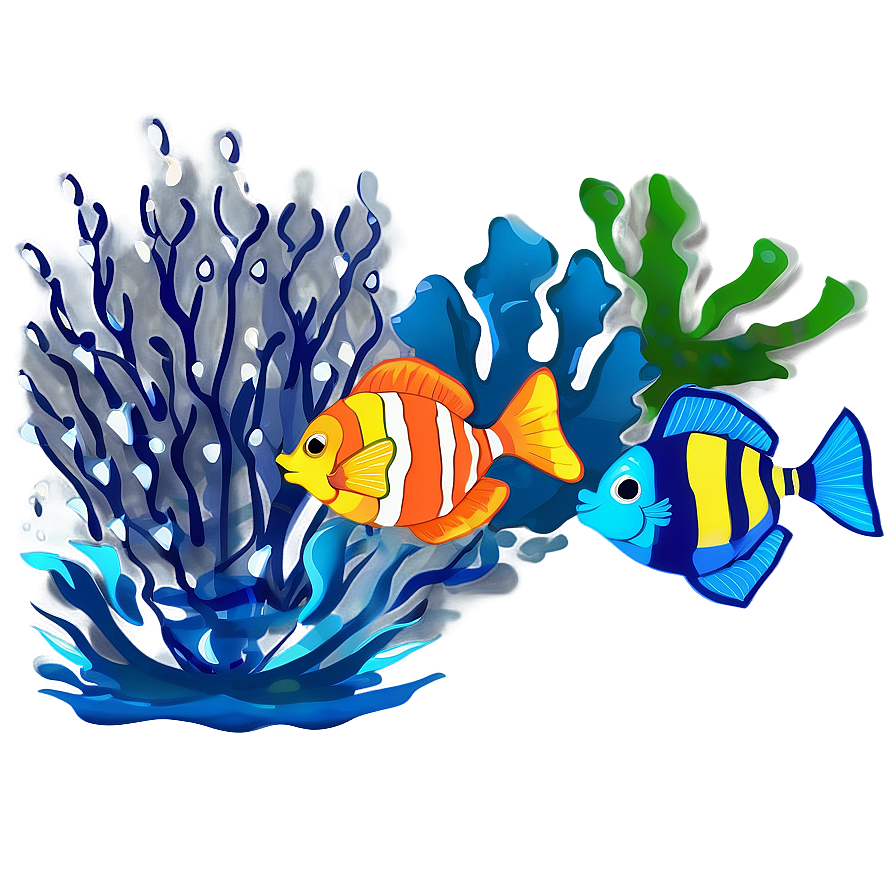 Underwater Scene Graphic Png Vna PNG