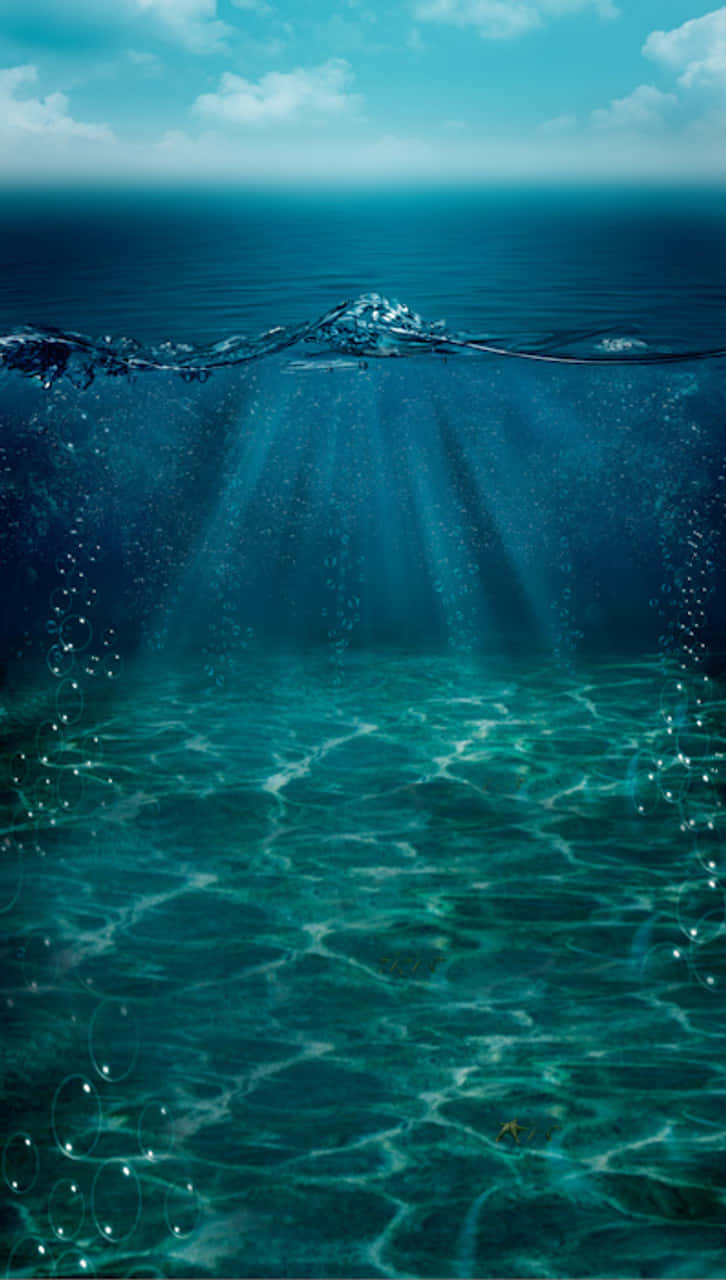 Underwater Sunlight Sea View.jpg Wallpaper