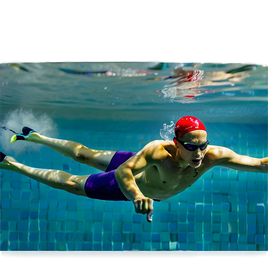 Download Underwater Swimming Race Png 84 | Wallpapers.com