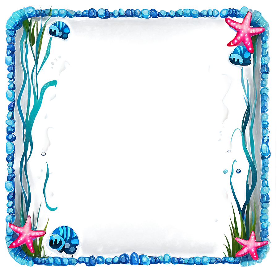 Underwater Theme Border Png Bal65 PNG