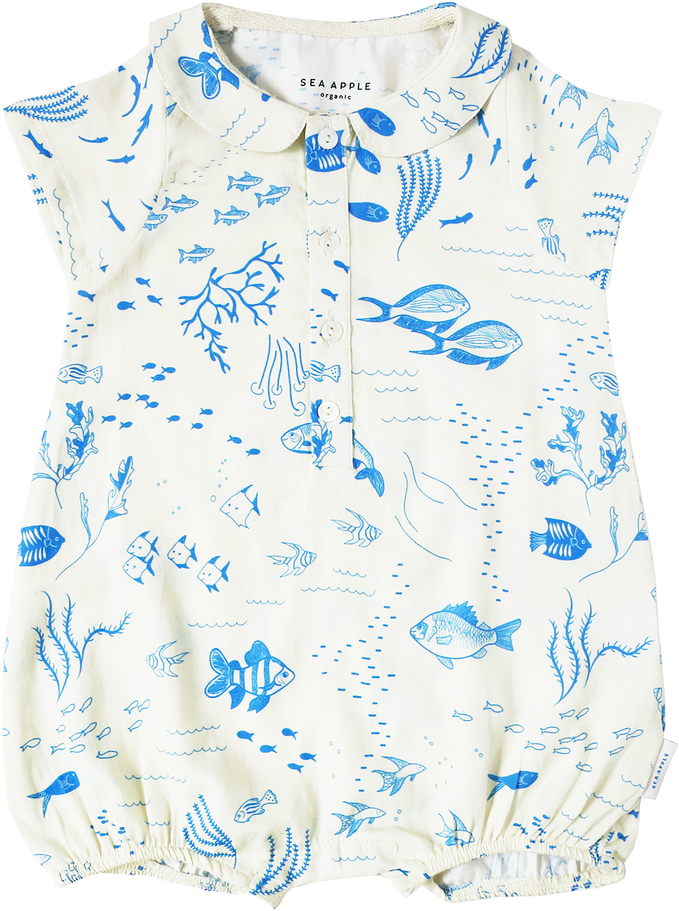 Underwater Themed Baby Romper PNG