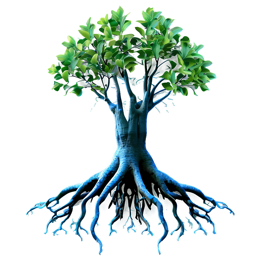 Underwater Tree With Roots Png Vrt PNG
