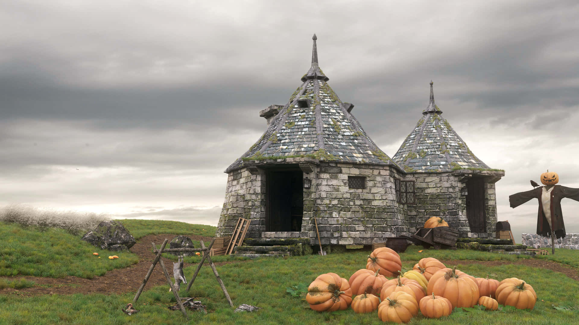 Une Soirée Magique Au Hagrid's Hut Fond d'écran