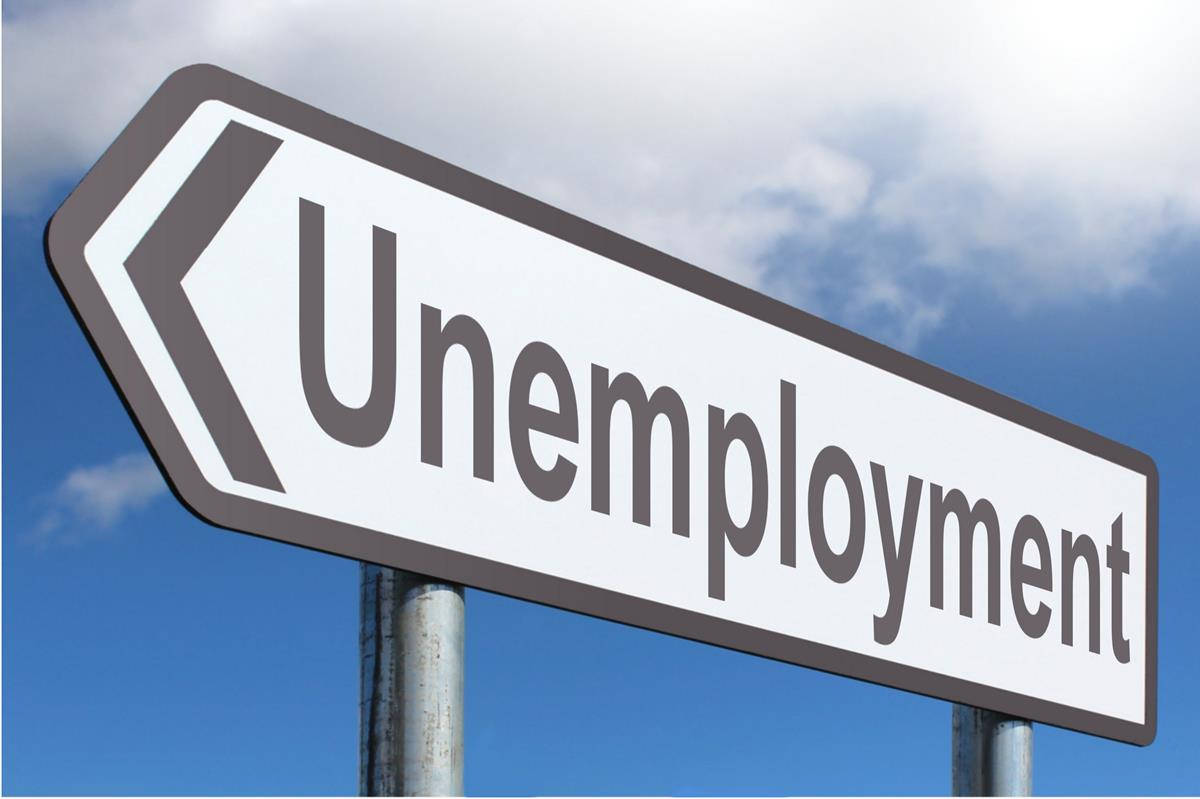 Close-Up Shot of Unemployment Signage Wallpaper