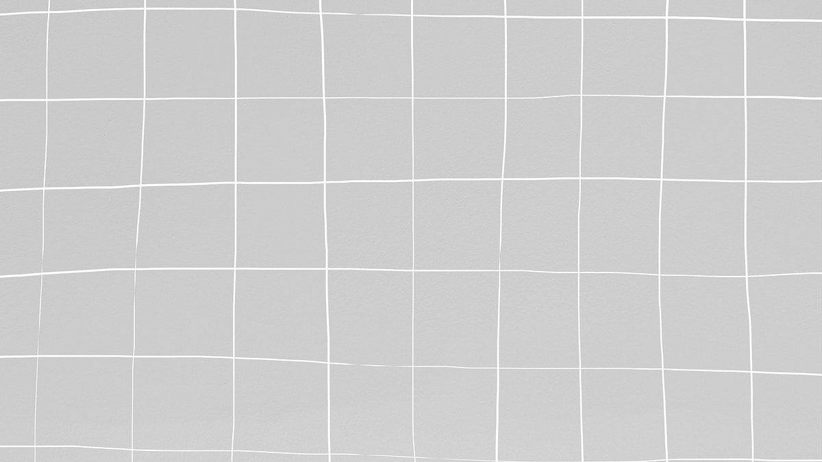 Uneven Gray And White Grid Aesthetic Wallpaper