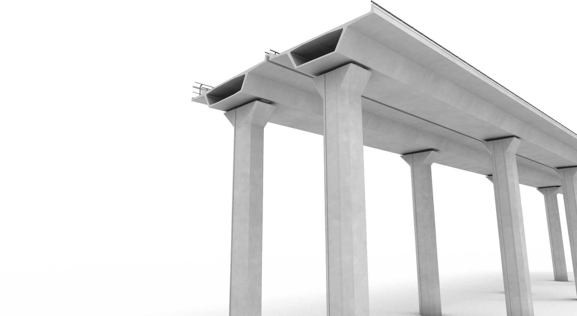 Unfinished Overpass Construction PNG