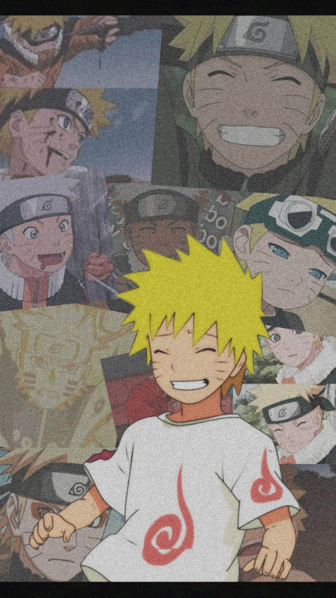 Ung Naruto Retro Anime Æstetisk Wallpaper