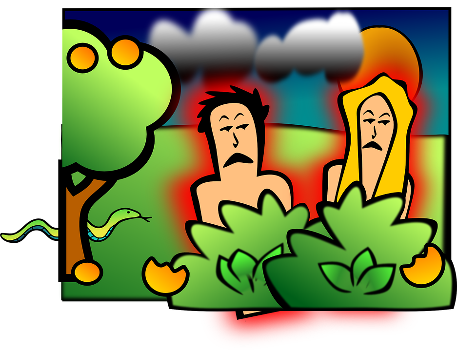 Unhappy Cartoon Charactersin Garden PNG